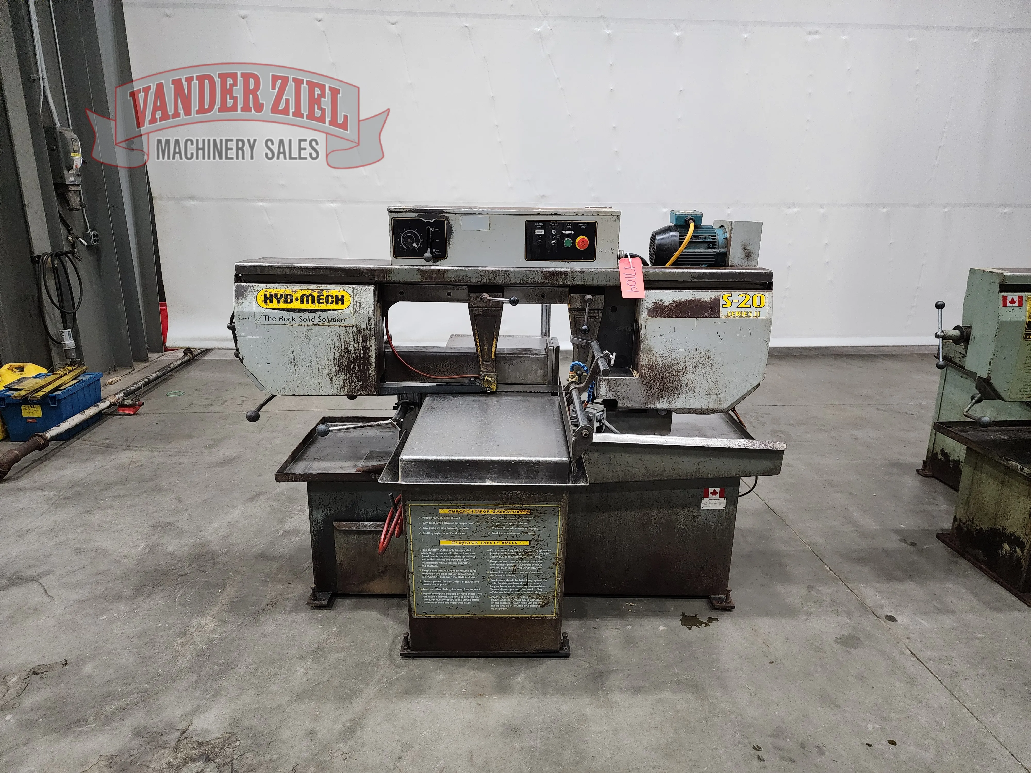 Hyd-Mech #S-20, horizontal band saw - Image 1