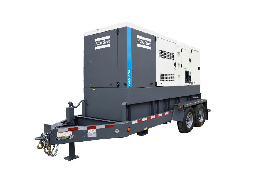 201 KW Atlas Copco #QAS250JD T4F, diesel generator set, standby, 600 Volts multi, 2024 - Image 1