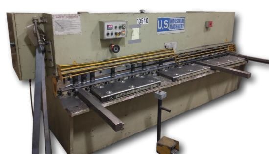 1/4" x 10' U.S. Industrial #US1025, hydraulic shear, 4.7" throat, 36" Back Gauge, 71 gallon hydraulic oil - Image 1