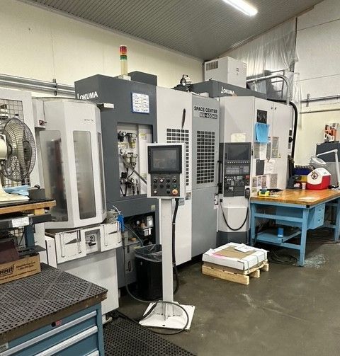 Okuma #MA-400HA, CNC horizontal machining center, 22" X, 24" Y, 22" Z, 15000 RPM, 200 automatic tool changer - Image 1