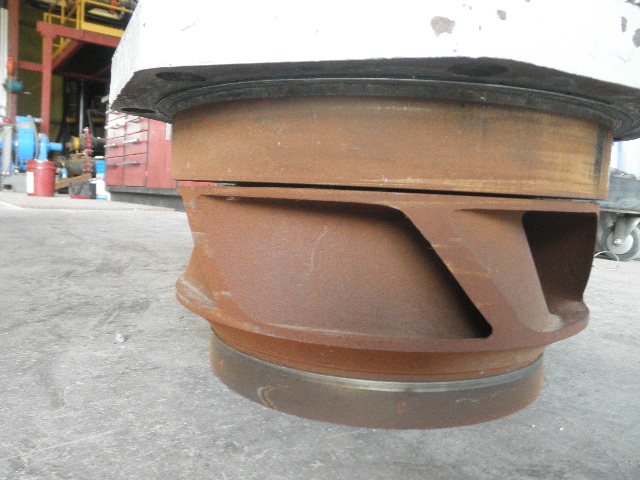 1825 GPM @ 70' TDH, Sulzer Bingham #10x12x14-CVA, Vertical In-Line Centrifugal Pump, 1-Stage, 12" suction - Image 5