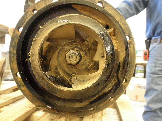 525 GPM @ 104' TDH, Grundfos #C9614, Centrifugal Pump, Vert., 1-Stage, 4" suction, 4" discharge, 3500 RPM - Image 5