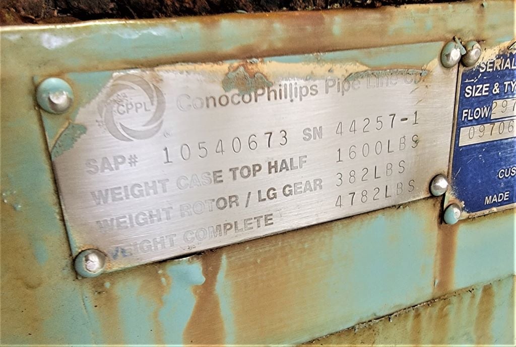 3431 GPM @ 1746' TDH, United #S-6x13-WMSN, Centrifugal Pump, Horz., 3-Stage, 12" imp., 8" suction, 6" - Image 8