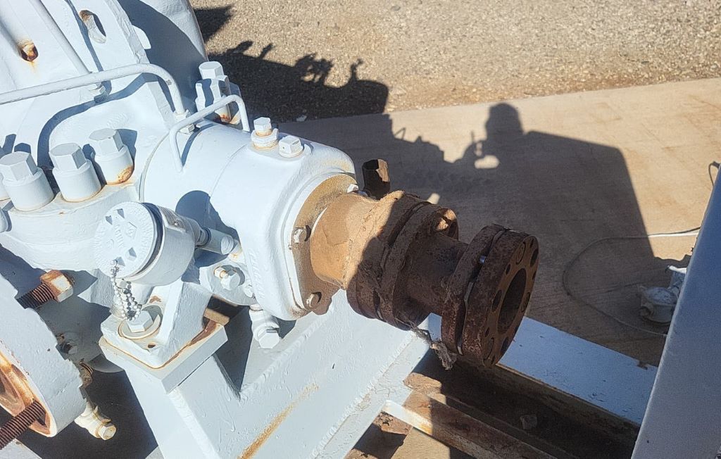 700 GPM @ 1879' TDH, Byron-Jackson #4x6x9C-DVMX, Centrifugal Pump, Horz., BB3, 9/6 Stage, 6" suction, 4" - Image 7