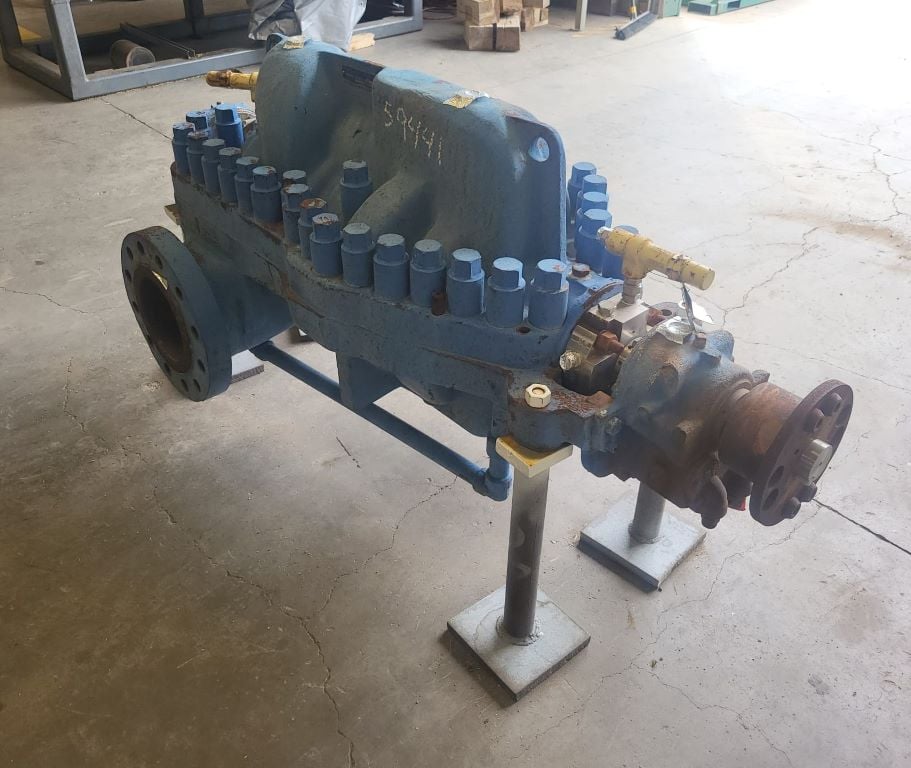 1000 GPM @ 2142' TDH, Sulzer Bingham #4x8x10.5B-MSDD, Centrifugal Pump, Horz., 5-Stage, 10.5" imp., 8" - Image 4