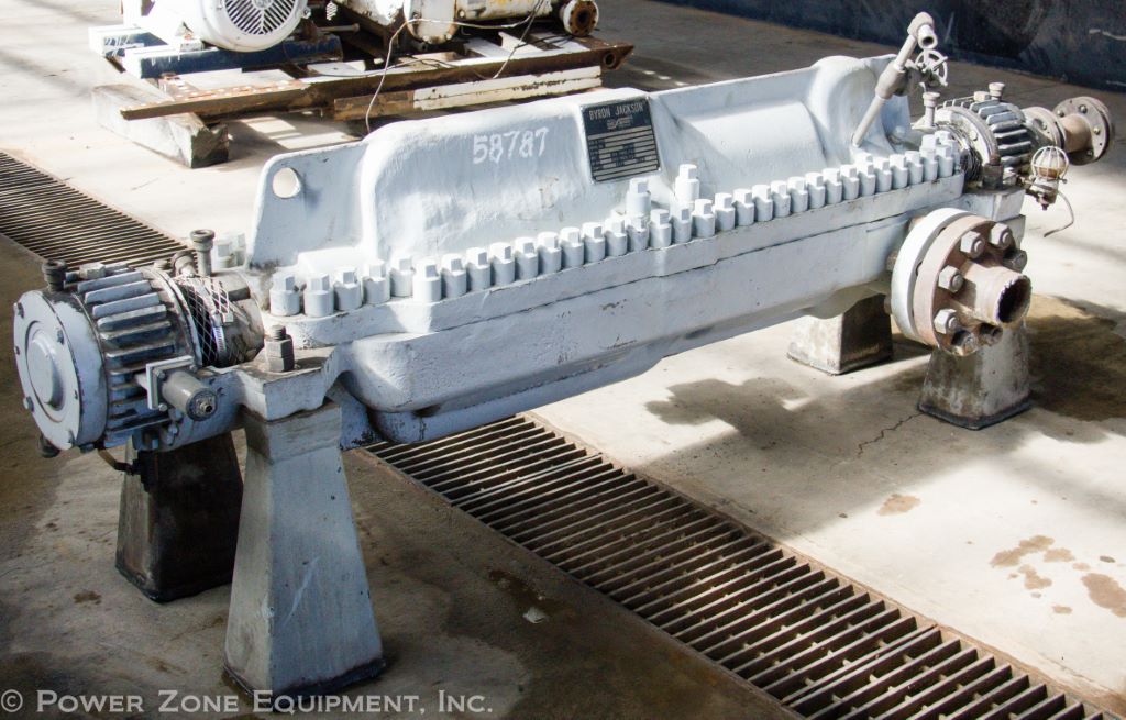 410 GPM @ 2323' TDH, Byron-Jackson #3x4x9-CMX, Centrifugal Pump, Horz., BB3, 12-Stage, 4" suction, 3" - Image 2