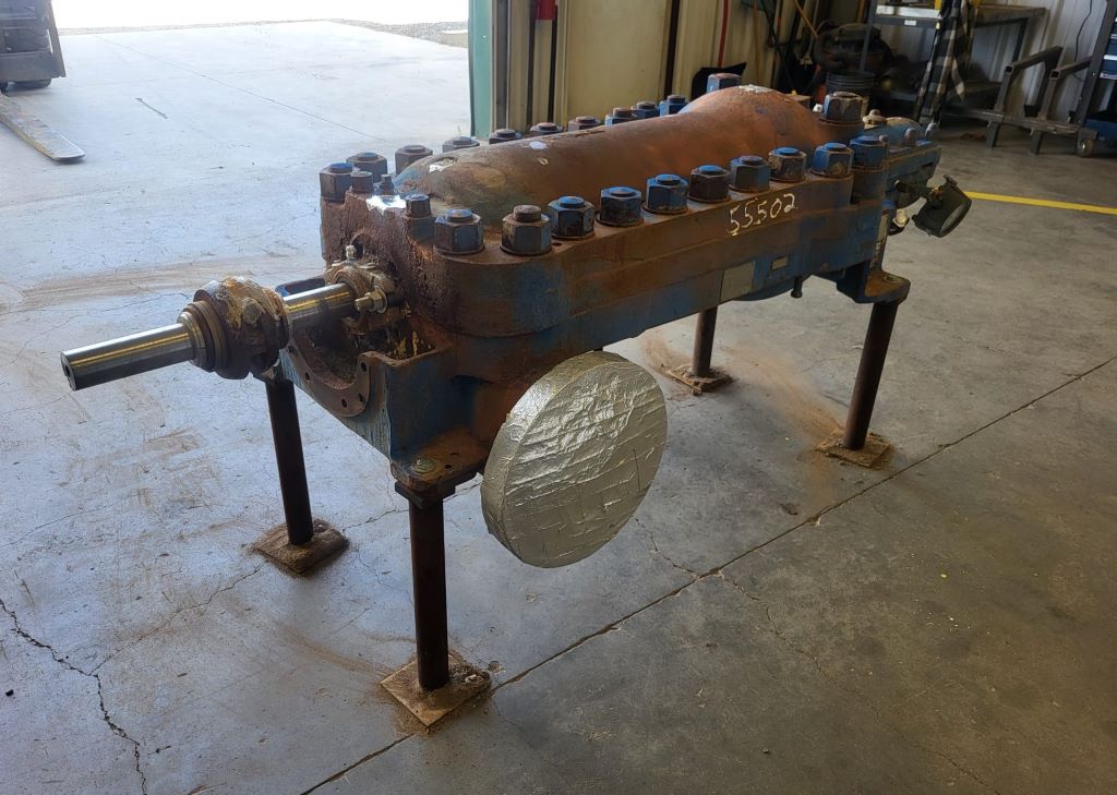 1000 GPM @ 2500' TDH, Ingersoll-Rand #5HMTA-7, Centrifugal Pump, Horz., BB3, 7-Stage, 8" suction, 6" - Image 1