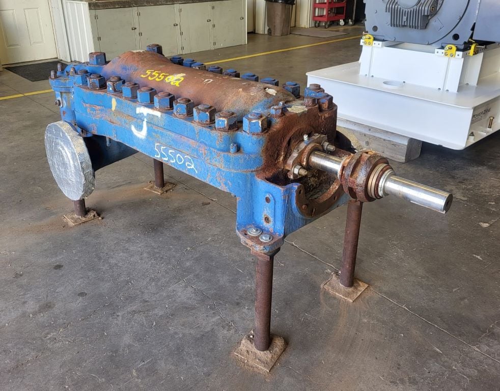 1000 GPM @ 2500' TDH, Ingersoll-Rand #5HMTA-7, Centrifugal Pump, Horz., BB3, 7-Stage, 8" suction, 6" - Image 2