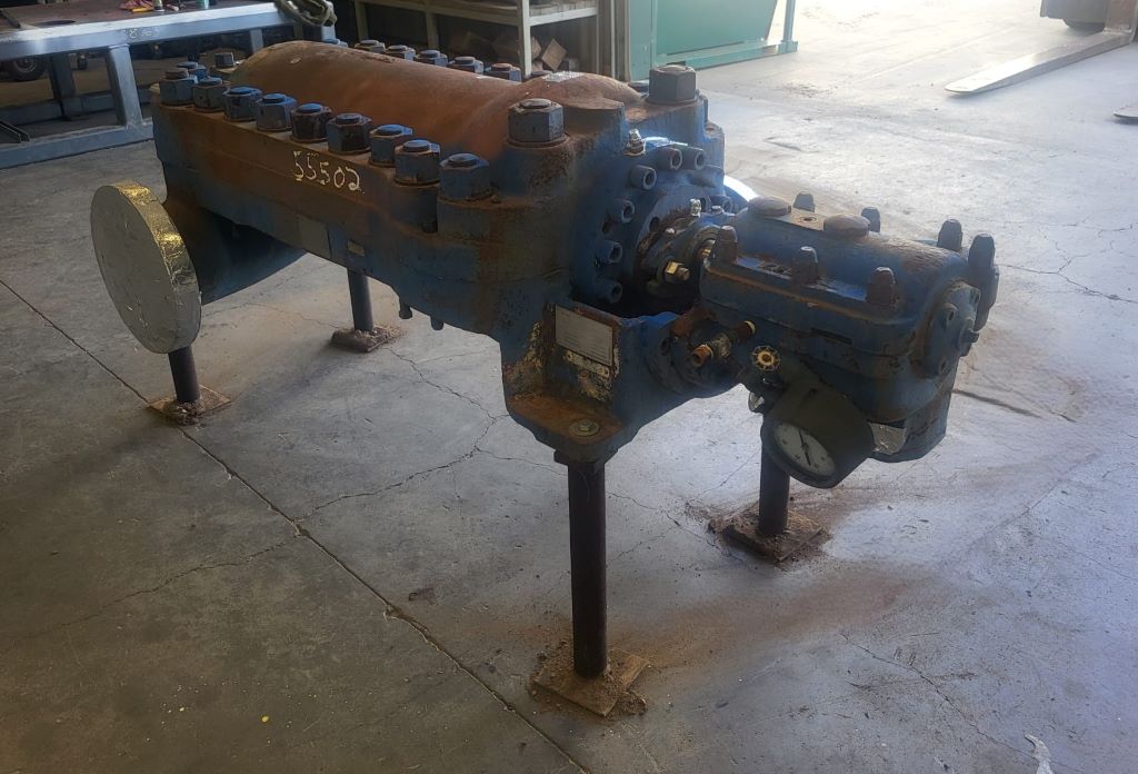 1000 GPM @ 2500' TDH, Ingersoll-Rand #5HMTA-7, Centrifugal Pump, Horz., BB3, 7-Stage, 8" suction, 6" - Image 3