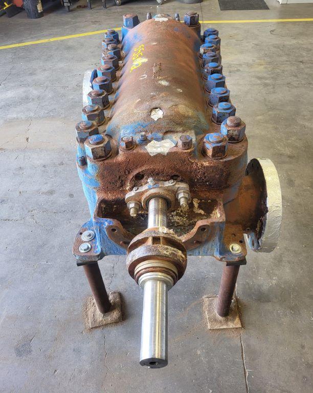 1000 GPM @ 2500' TDH, Ingersoll-Rand #5HMTA-7, Centrifugal Pump, Horz., BB3, 7-Stage, 8" suction, 6" - Image 9