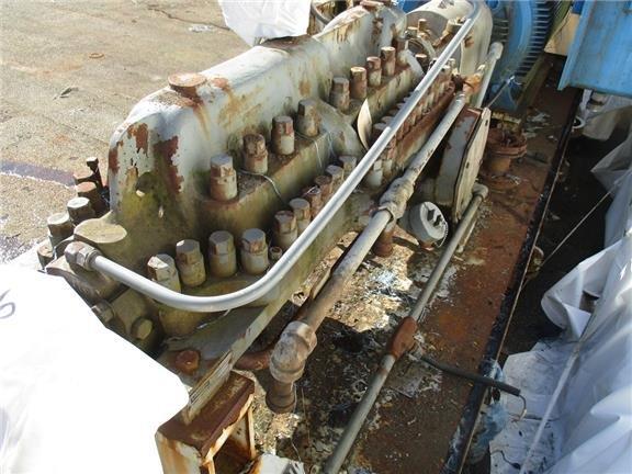 458 GPM @ 2510' TDH, Union #3x4-MOC9, Centrifugal Pump, Horz., BB3, 9-Stage, 9.63" imp., 4" suction, 3" - Image 1