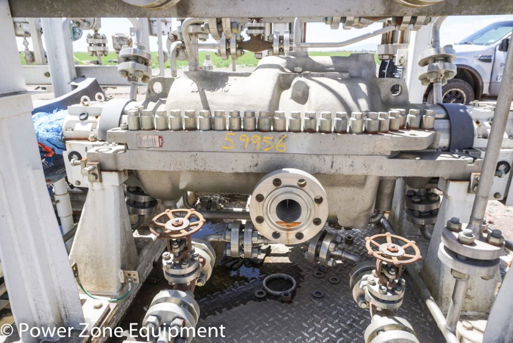 528 GPM @ 2975' TDH, SPX Union #3x4x9-DVMX-N/HH, Centrifugal Pump, Horz., BB3, 7-Stage, 9.85" imp., 4" - Image 6