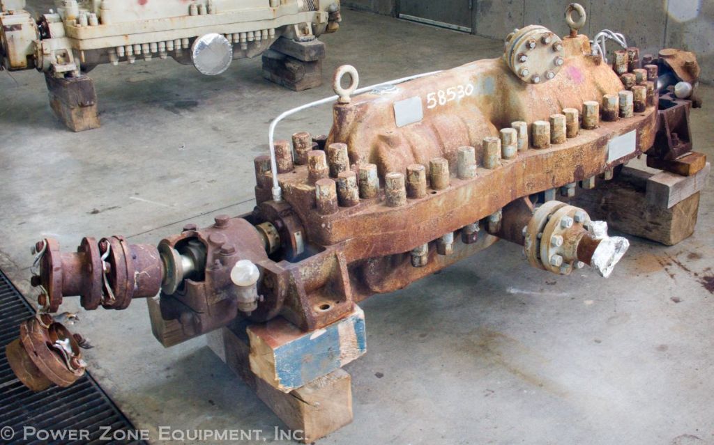 650 GPM @ 3150' TDH, United #3x9-10-stage-MSN-A, Centrifugal Pump, Horz., BB3, 10-Stage, 9" imp., 6" suction - Image 4