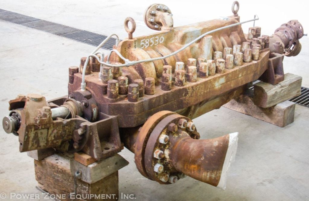 650 GPM @ 3150' TDH, United #3x9-10-stage-MSN-A, Centrifugal Pump, Horz., BB3, 10-Stage, 9" imp., 6" suction - Image 5