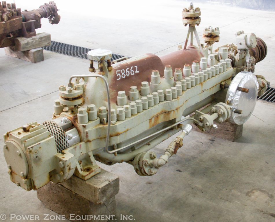 438 GPM @ 4754' TDH, Flowserve #3x6x9M-DVMX, Centrifugal Pump, Horz., BB3, 11-Stage, 9.22" imp., 6" suction - Image 3