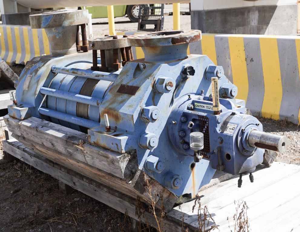 1992 GPM @ 4810 ' TDH, KSB #HGC-5/7, Centrifugal Pump, Horz., 7-Stage, 8" suction, 6" discharge, 3582 RPM - Image 3