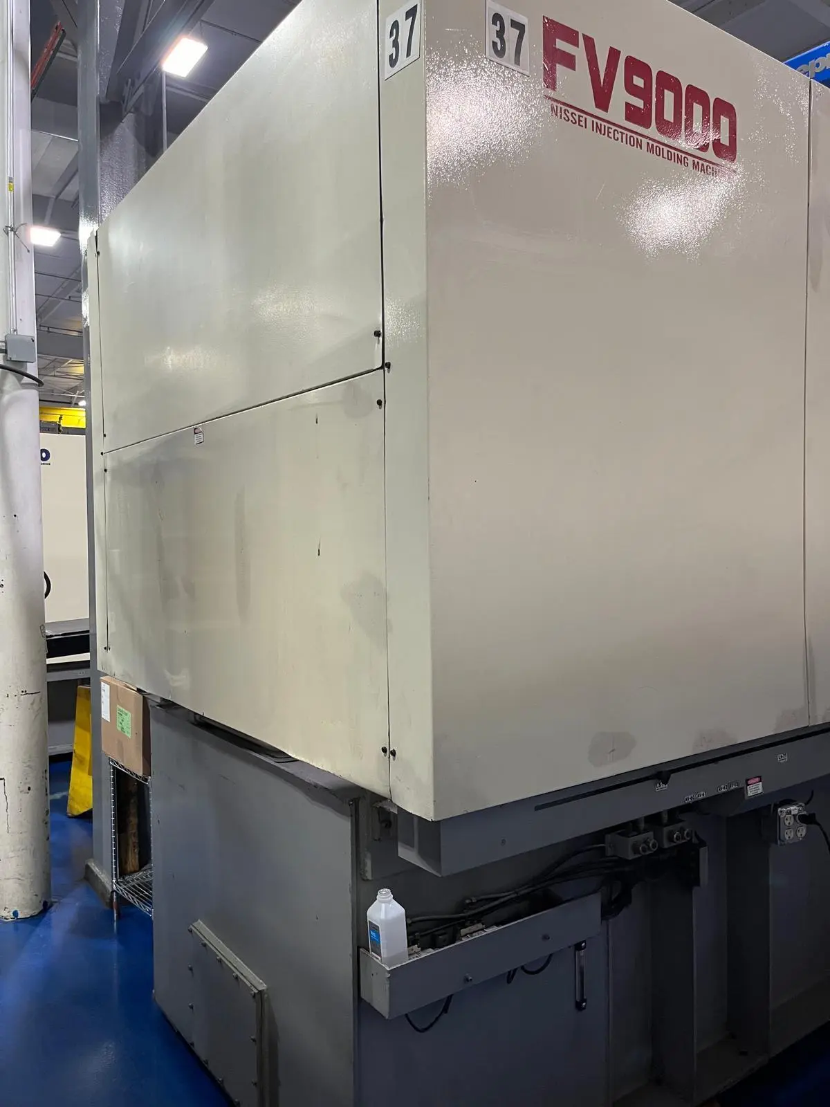 618 Ton, 132.8 oz., Nissei #FV9000-310L, horizontal injection molding machine, 100mm screw, 2000 - Image 2