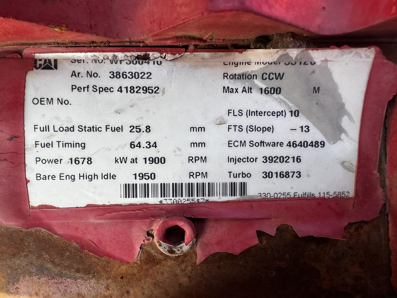 2250 HP Caterpillar #3512C, industrial frack engine, EPA Tier 3, sound attenuated enclosure 0, 2014 - Image 9