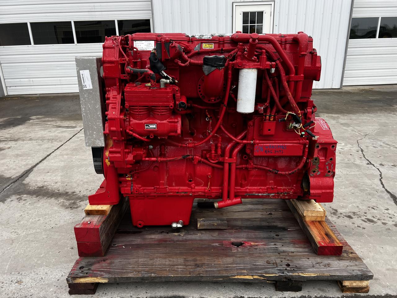 800 HP Caterpillar #C18, industrial engine, 2100 RPM, 3497 hours, EPA Tier 3, sound attenuated enclosure 1 - Image 1