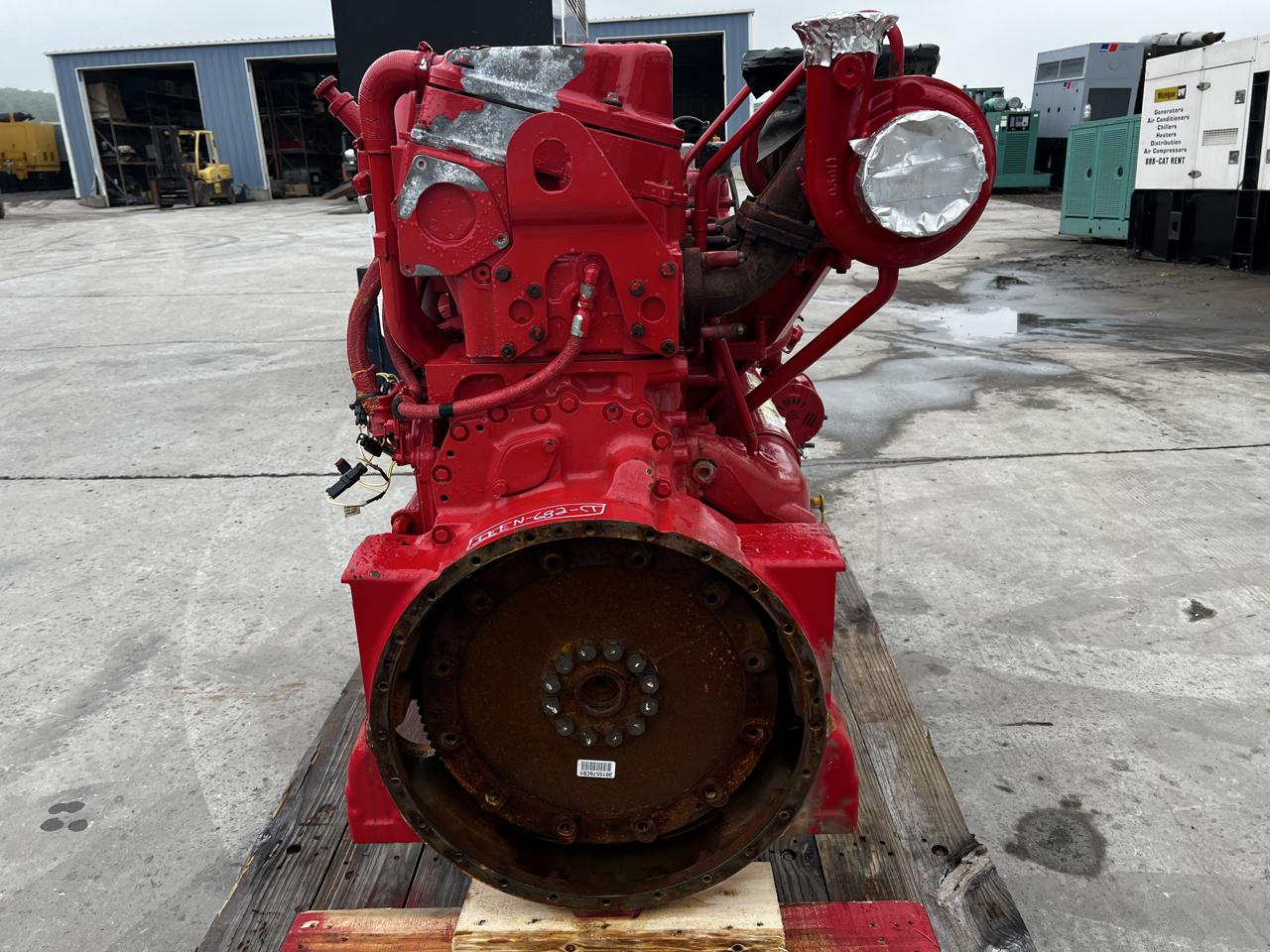 800 HP Caterpillar #C18, industrial engine, 2100 RPM, 3497 hours, EPA Tier 3, sound attenuated enclosure 1 - Image 3