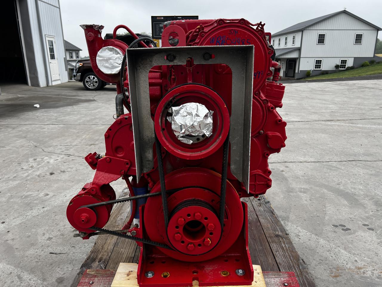 800 HP Caterpillar #C18, industrial engine, 2100 RPM, 3497 hours, EPA Tier 3, sound attenuated enclosure 1 - Image 8