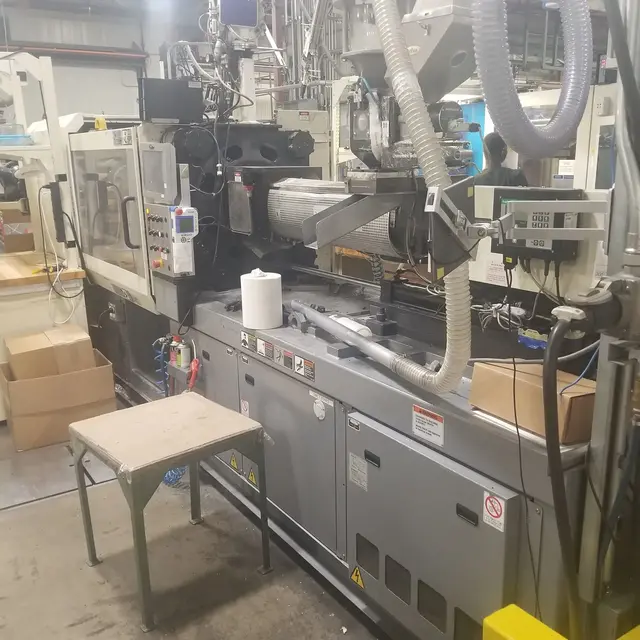 154 Ton, 14.9 oz., Nissei #FNX140-36A, hybrid horizontal injection molding machine, 56mm screw, 2011 - Image 2