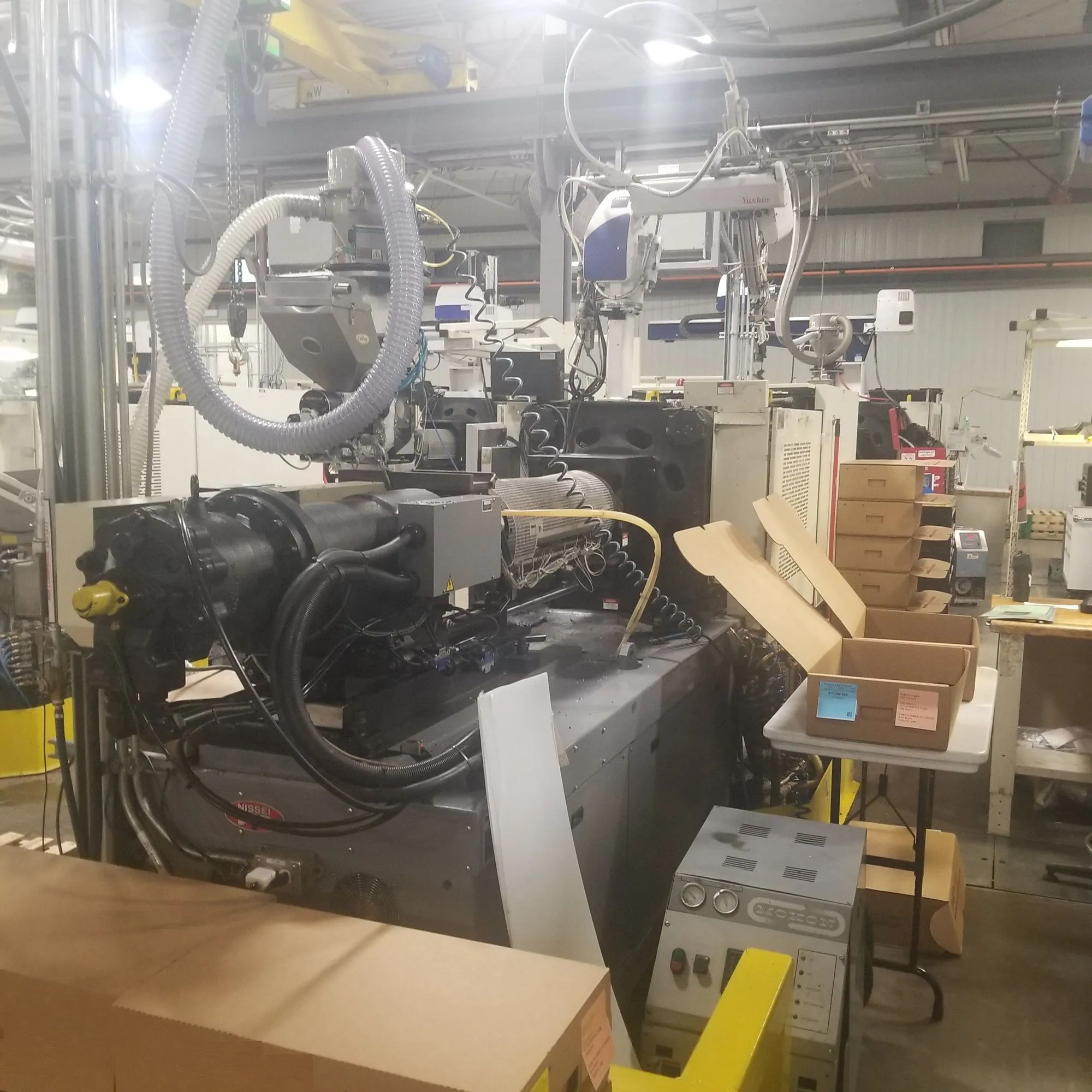 154 Ton, 14.9 oz., Nissei #FNX140-36A, hybrid horizontal injection molding machine, 56mm screw, 2011 - Image 3