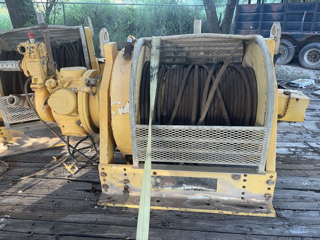 Ingersoll-Rand #FA5I-24MK1P1-CE, Air Winch, 11,000 lbs capacity, 16 m/min, 610' length, 2013 - Image 1