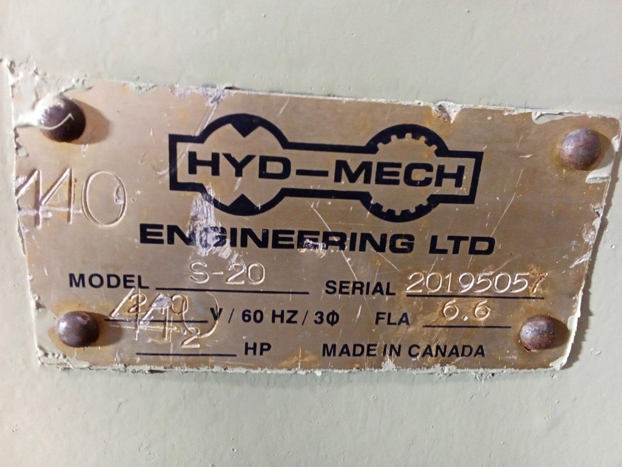 13" x 18" Hyd-Mech #S20, horizontal bandsaw, 1" W x 14' L blade, 75-400 SFM, S/N 20195057, 1995 - Image 7