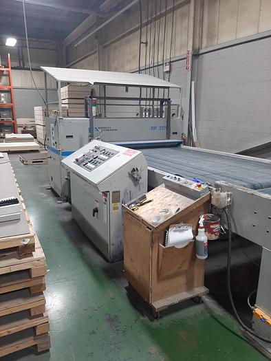60" Midwest Automation, top & bottom high pressure hot roll laminating line, 2005 - Image 2
