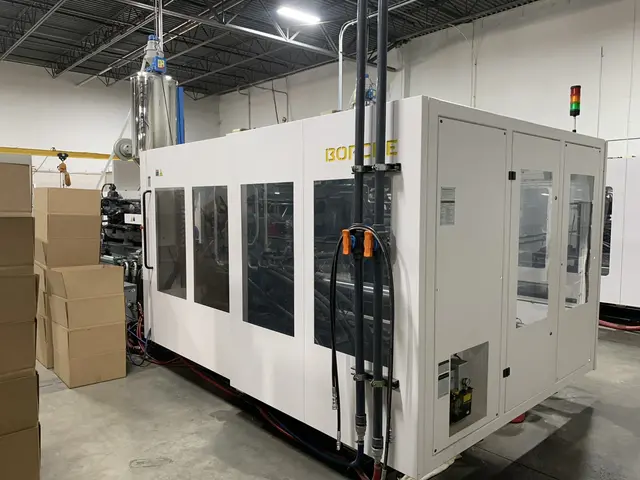 660 Ton, 82 oz., Borche #BU600, horizontal injection molding machine, KEBA 2880 Control, 2020 - Image 5