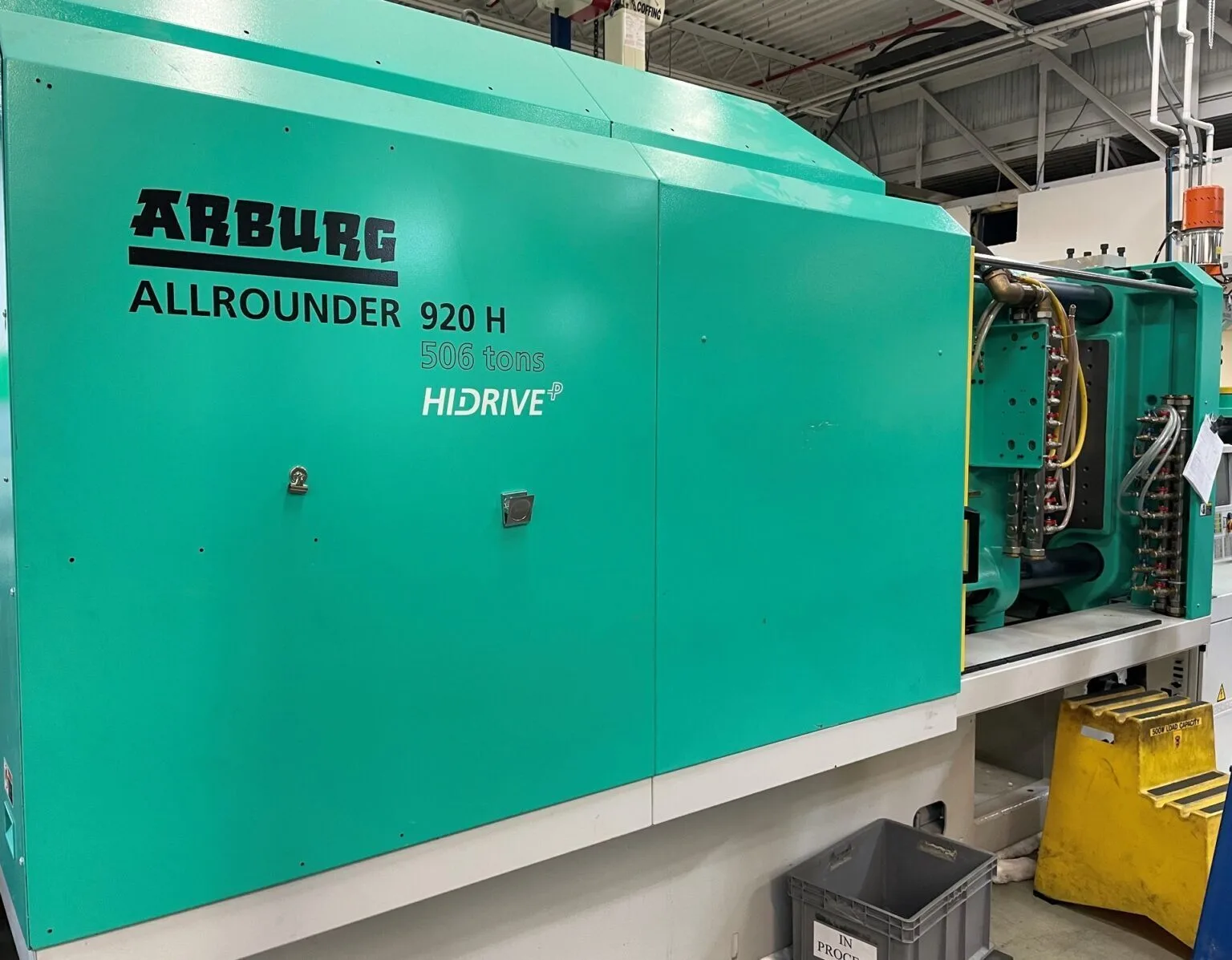 500 Ton, 21.72 oz., Arburg #Allrounder-920-H-4600-1300, horizontal injection molding machine, 60mm screw, 2016 - Image 2