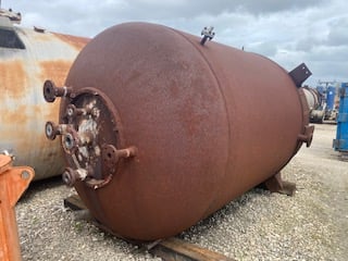 2450 gallon Gulf Coast Alloy Weld.Co. reactor, 316L Stainless Steel, 113 psi/FV, jkt 113 psi - Image 2
