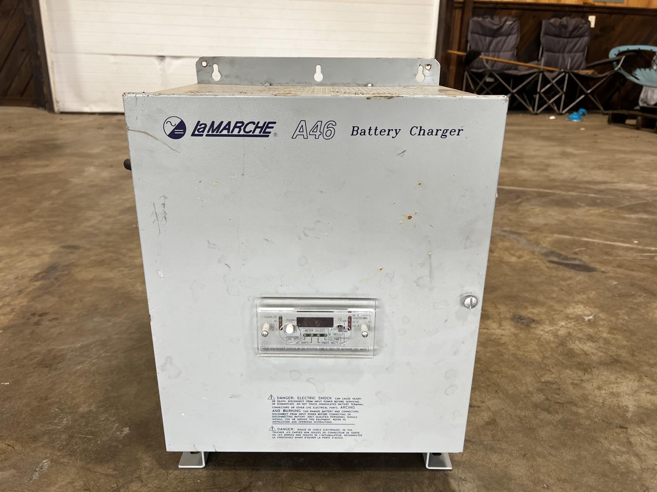 La Marche Marche #A46-80-24V-A1-12L-18680, automatic trickle charger, (12) Lead Cells, 16/80 Amps, 120 VAC - Image 1