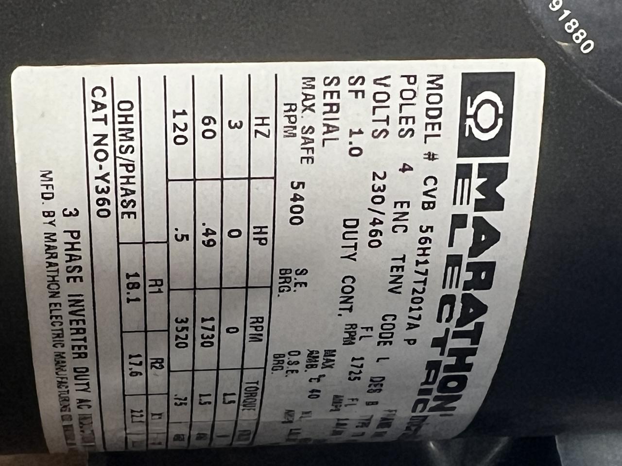Caterpillar #25F05SEEL, Pump Set, for DPF Injection, 3 phase, 4-pole, 230/460 V - Image 9