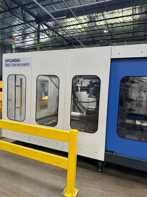 1150 Ton, 184.55 oz., Hyundai #EDIS-1150DL, horizontal injection molding machine, 110mm screw, 2014 (7 - Image 2
