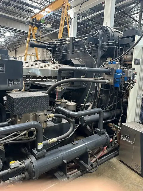 1150 Ton, 184.55 oz., Hyundai #EDIS-1150DL, horizontal injection molding machine, 110mm screw, 2014 (7 - Image 9
