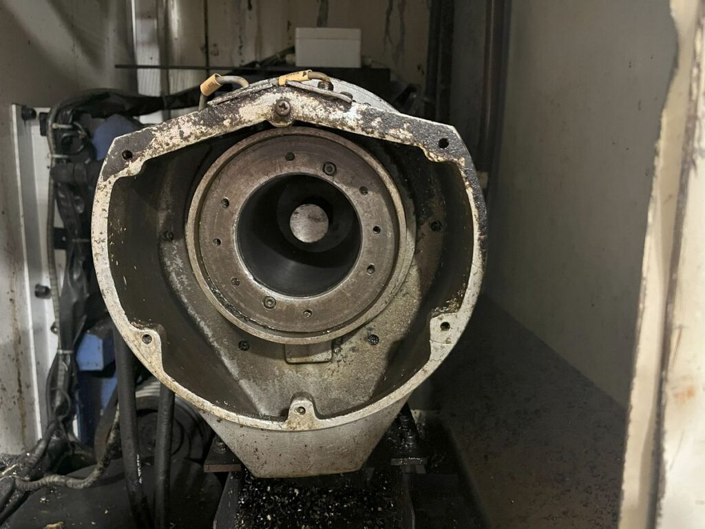 Mori Seiki #TL-40B-3000, CNC flat bed turning center, MSC-518 Control, 24.4" swing, 122.6" centers, 12" - Image 3
