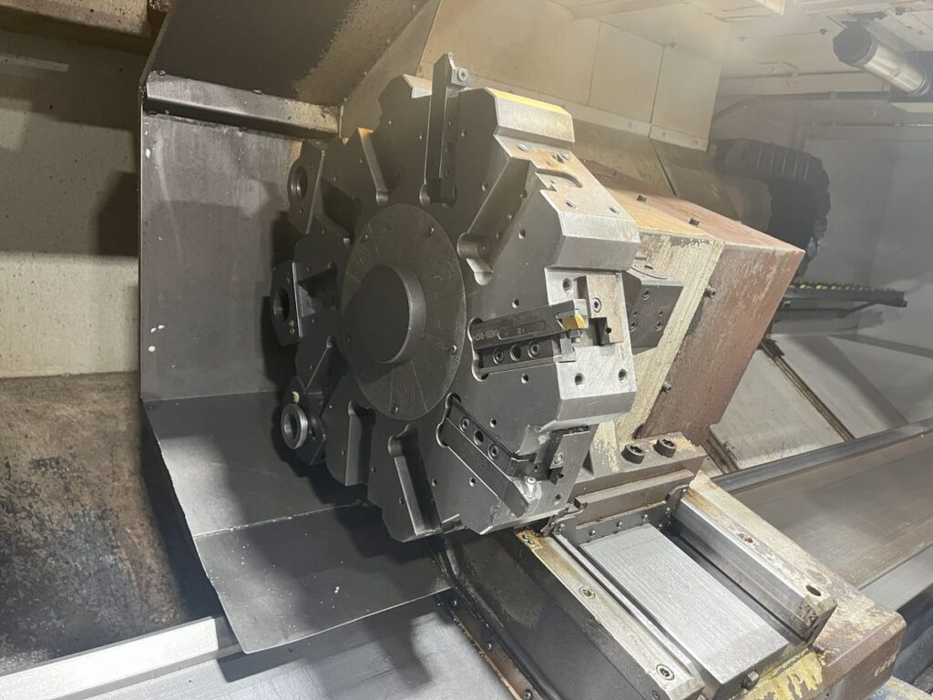 Mori Seiki #TL-40B-3000, CNC flat bed turning center, MSC-518 Control, 24.4" swing, 122.6" centers, 12" - Image 8
