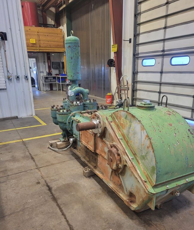 124 GPM @ 1500 psi, Gardner Denver #FXO-FXO, Duplex Pump, 10" stroke, 5" pistons, 4" suction, 3" discharge - Image 3
