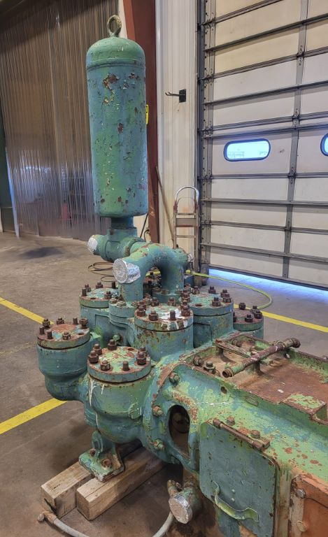124 GPM @ 1500 psi, Gardner Denver #FXO-FXO, Duplex Pump, 10" stroke, 5" pistons, 4" suction, 3" discharge - Image 5