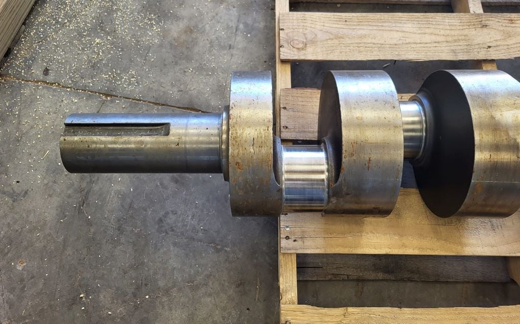 Oilwell #A-546, Quintuplex Pump Crankshaft Only, 6" stroke, 267 HP, 360 RPM, Rebuilt - Image 5