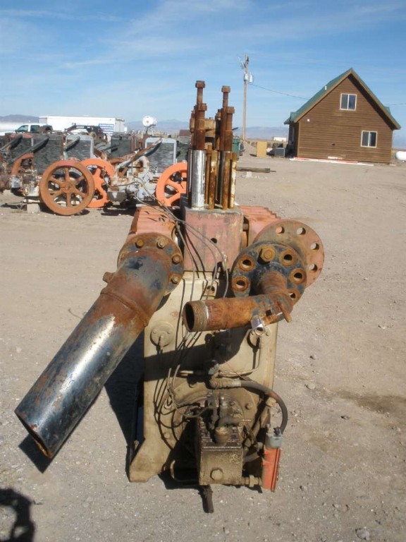 115 GPM @ 2015 psi, Ajax #T-150-M, Triplex Pump, Vert., 5" stroke, 2.5" plunger, 4" suction, 3" discharge - Image 6