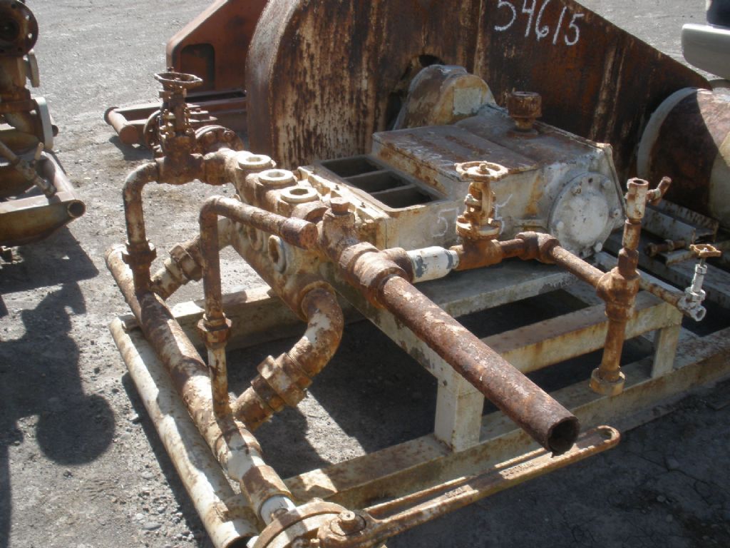 47 GPM @ 1871 psi, Bethlehem #TP-3, Triplex Pump, 3" stroke, 1.75" plungers, 57 HP, 500 RPM - Image 1