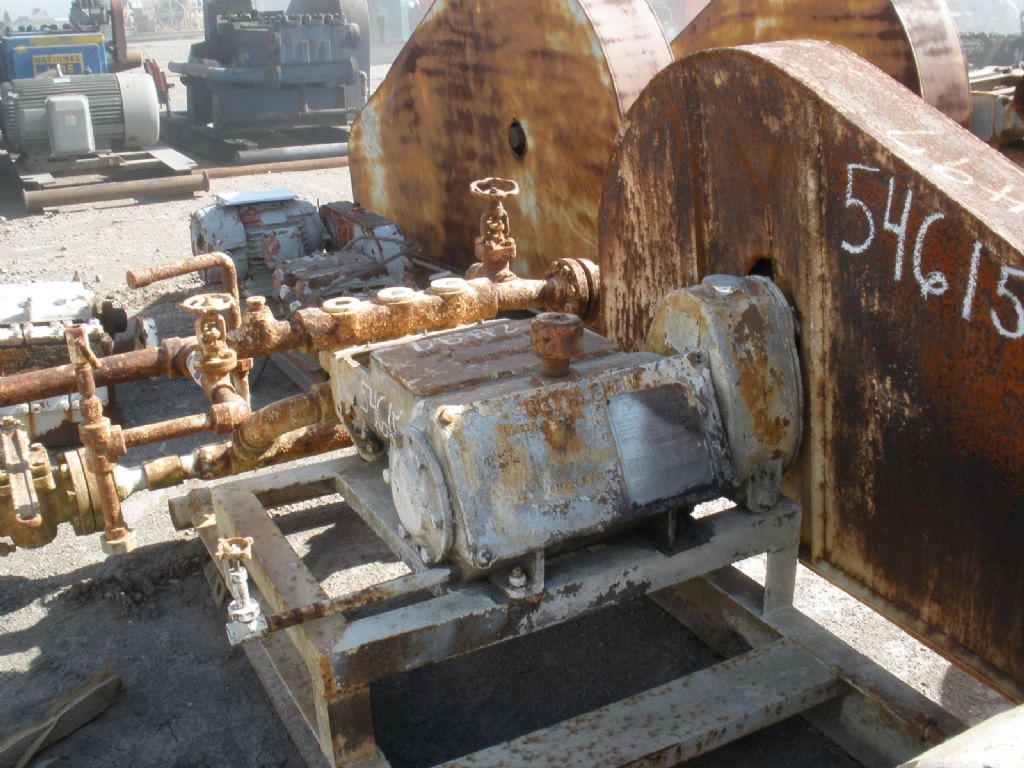 47 GPM @ 1871 psi, Bethlehem #TP-3, Triplex Pump, 3" stroke, 1.75" plungers, 57 HP, 500 RPM - Image 7