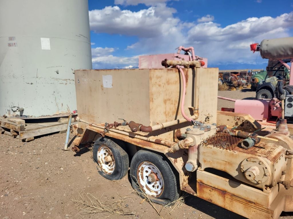 23 GPM @ 1200 psi, Gardner Denver #PQ-172, Triplex Pump w/Diesel Engine, 1.5" plungers, 18 HP, 500 RPM - Image 2