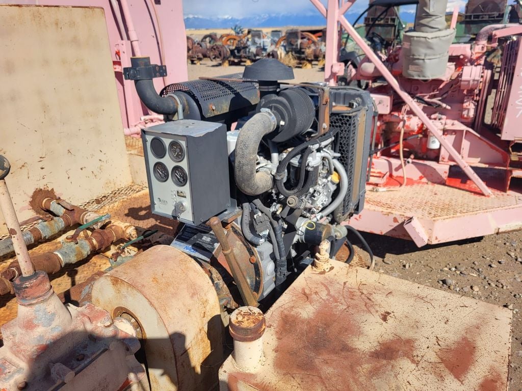 23 GPM @ 1200 psi, Gardner Denver #PQ-172, Triplex Pump w/Diesel Engine, 1.5" plungers, 18 HP, 500 RPM - Image 3