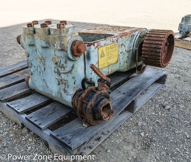 10 GPM @ 2250 psi, Gardner Denver #TQBAFCAAAB9, Triplex Pump, 2" stroke, 1" plungers, 2.5" suction, 2" - Image 1