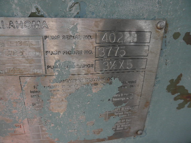 Gaso #3775, Triplex Pump Parts/Partial Pump for Parts, 115 GPM @ 2445 psi, 5" stroke, 2.5" plungers, 6" - Image 9