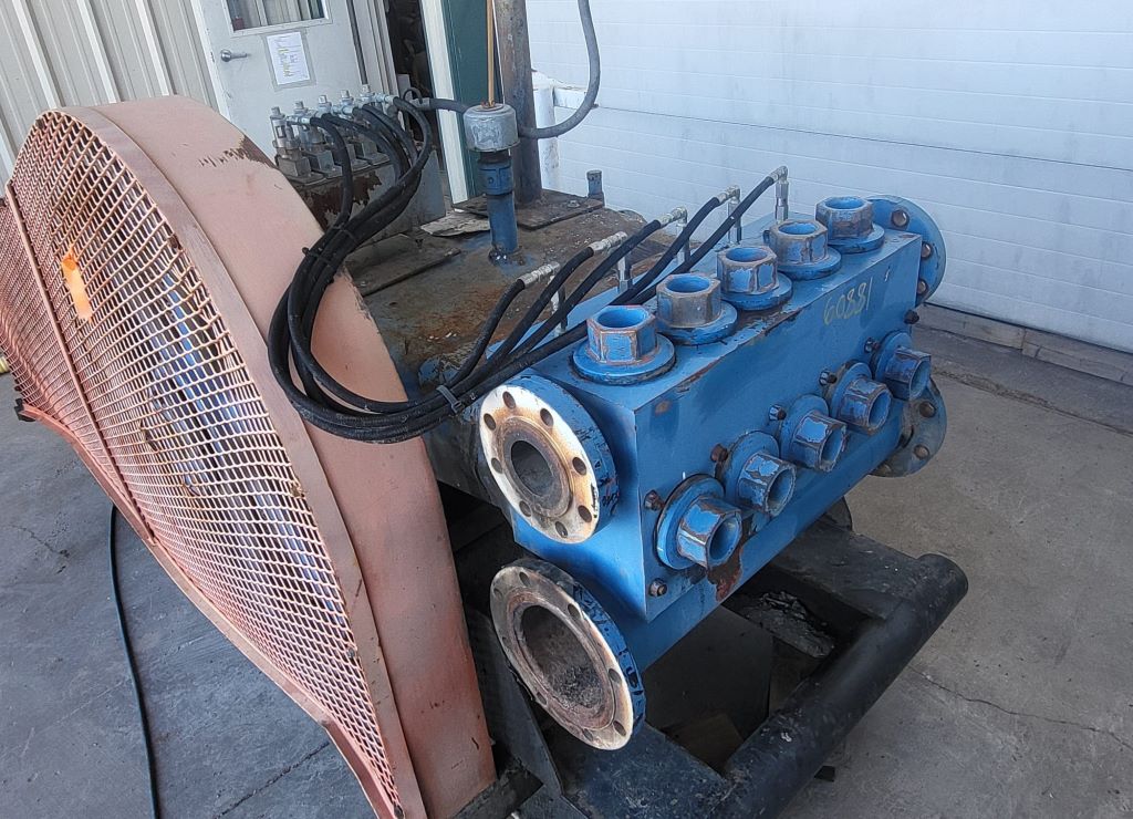 Wheatley #HP-125L, Pump, 3.5" stroke, 3" plungers, 6" suction, 3" discharge, 125 HP, 500 RPM - Image 2